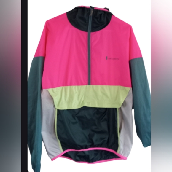 cotopaxi Jackets & Blazers - NEVER WORN Cotopaxi multicolor windbreaker size large women's pink, gray & green